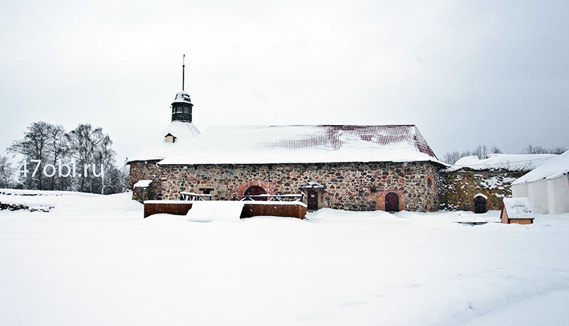 Крепость Корела зимой